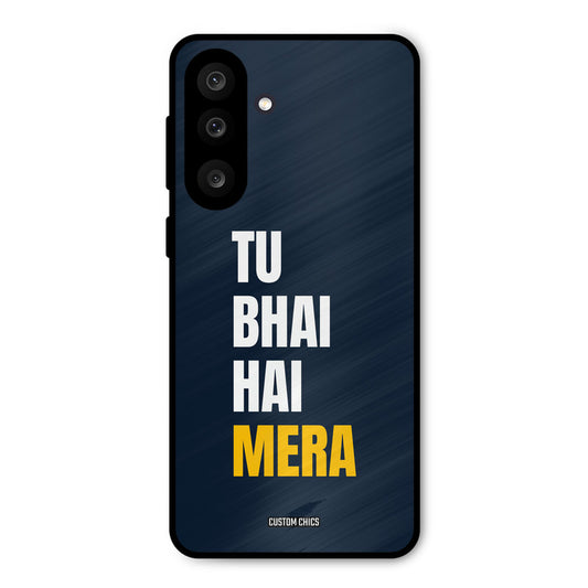 Bhai Hai Mera Samsung Galaxy M56 Mobile Back Cover - Typography PrintShield Case
