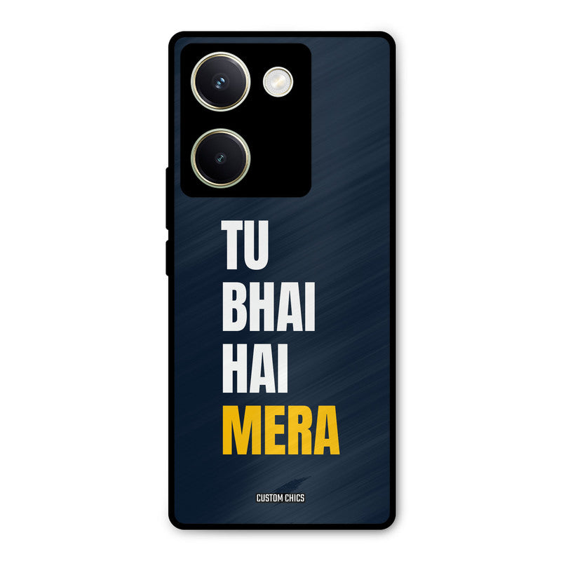 Bhai Hai Mera Vivo Y200 Pro Mobile Back Cover - Typography PrintShield Case