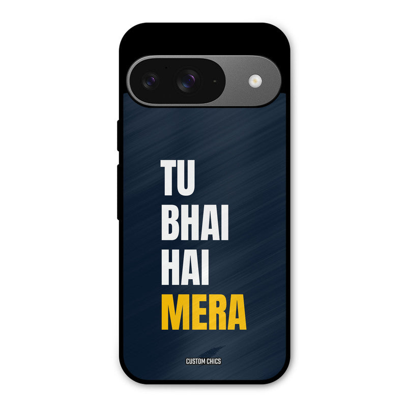 Bhai Hai Mera Google Pixel 9 Mobile Back Cover - Typography PrintShield Case
