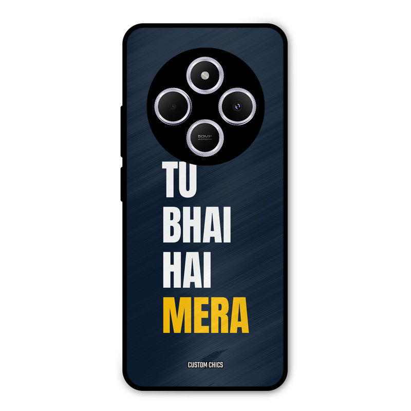 Bhai Hai Mera Poco M7 Mobile Back Cover - Typography PrintShield Case