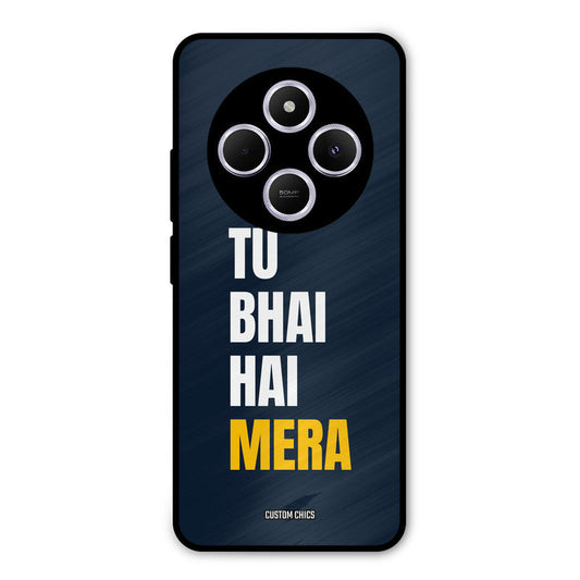 Bhai Hai Mera Poco M7 Mobile Back Cover - Typography PrintShield Case