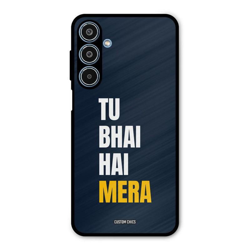 Bhai Hai Mera Samsung Galaxy M35 5G Mobile Back Cover - Typography PrintShield Case