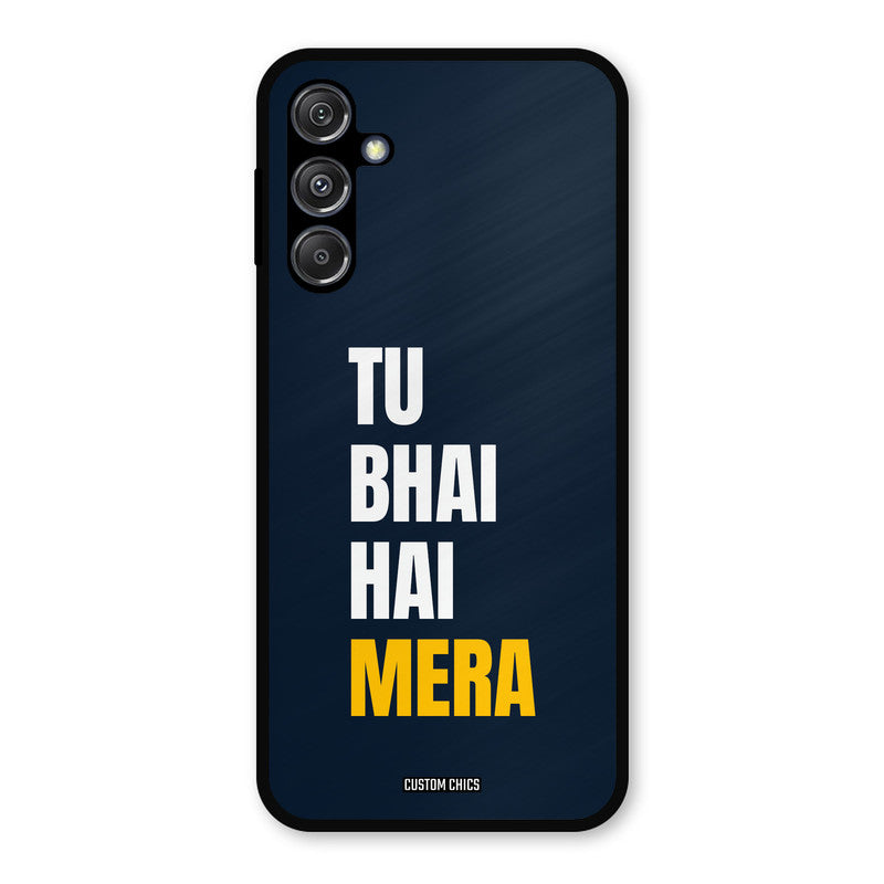 Bhai Hai Mera Samsung Galaxy M34 5G Mobile Back Cover - Typography PrintShield Case