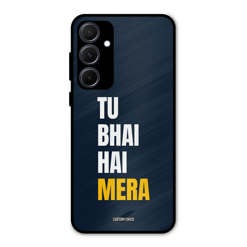 Bhai Hai Mera Samsung Galaxy A35 5G Mobile Back Cover - Typography PrintShield Case