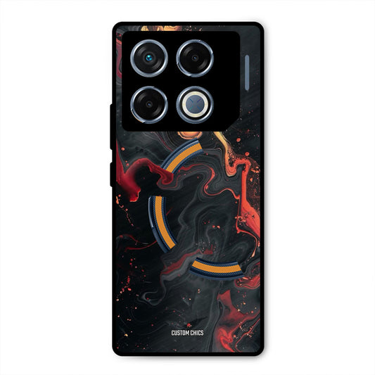 Black Artistic Art Infinix GT 20 Pro Mobile Back Cover - Aesthetic PrintShield Case