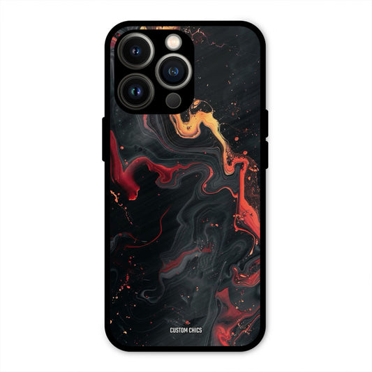 Black Artistic Art iPhone 13 Pro Mobile Back Cover - Aesthetic PrintShield Case