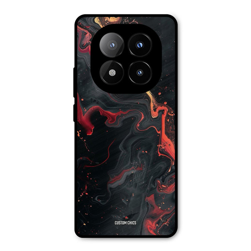 Black Artistic Art Redmi Note 14 Pro Plus 5G Mobile Back Cover - Aesthetic PrintShield Case