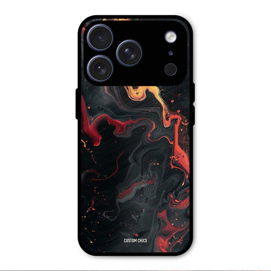 Black Artistic Art iPhone 17 Pro Max Mobile Back Cover - Aesthetic PrintShield Case