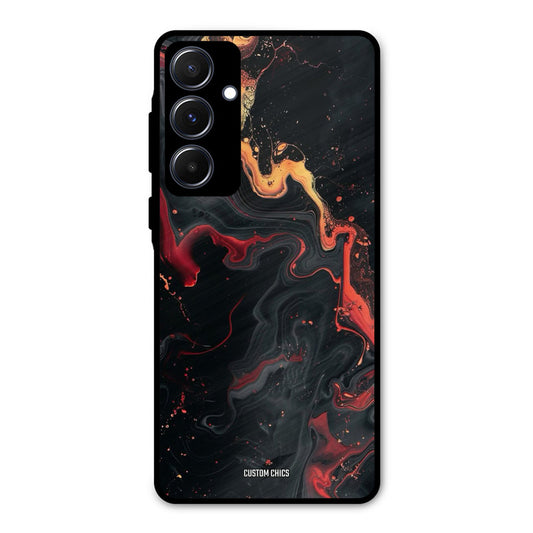 Black Artistic Art Samsung Galaxy A55 5G Mobile Back Cover - Aesthetic PrintShield Case