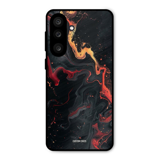 Black Artistic Art Samsung Galaxy M56 Mobile Back Cover - Aesthetic PrintShield Case