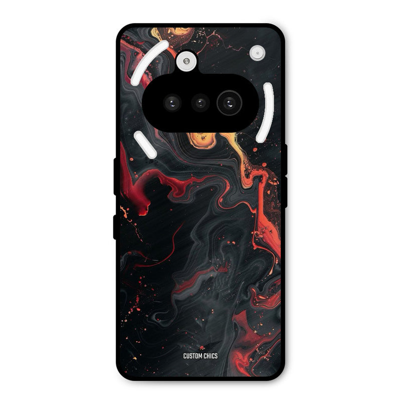 Black Artistic Art Nothing Phone 3A Mobile Back Cover - Aesthetic PrintShield Case