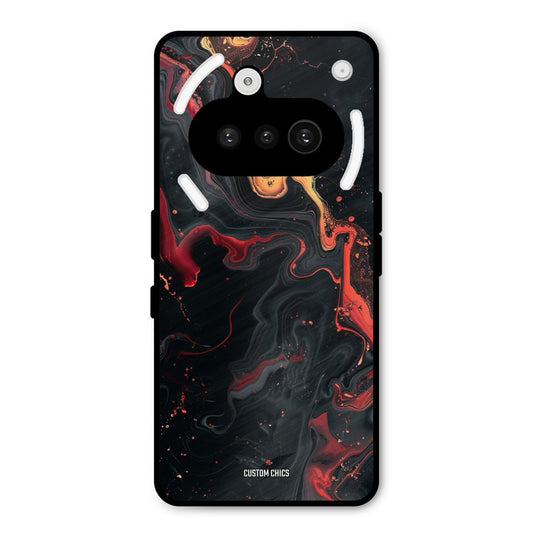Black Artistic Art Nothing Phone 3A Mobile Back Cover - Aesthetic PrintShield Case