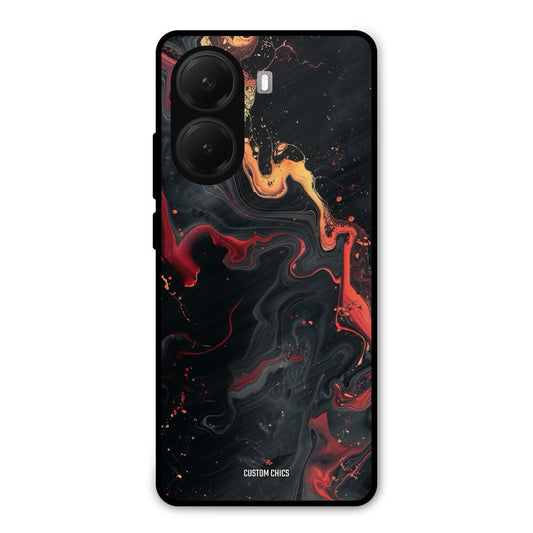 Black Artistic Art Poco X7 Pro Mobile Back Cover - Aesthetic PrintShield Case