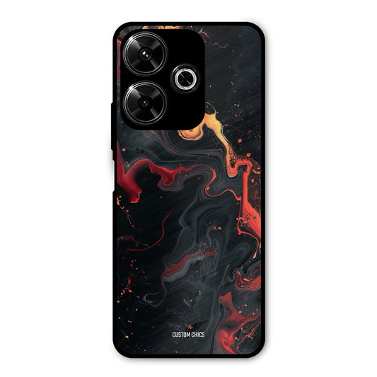 Black Artistic Art Redmi 13 5G Mobile Back Cover - Aesthetic PrintShield Case