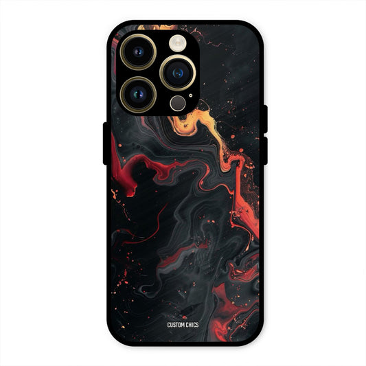 Black Artistic Art iPhone 14 Pro Max Mobile Back Cover - Aesthetic PrintShield Case