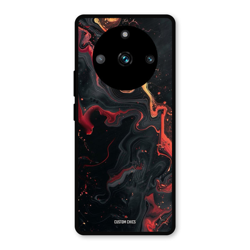 Black Artistic Art Realme 11 Pro Plus Mobile Back Cover - Aesthetic PrintShield Case