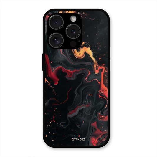 Black Artistic Art iPhone 15 Pro Max Mobile Back Cover - Aesthetic PrintShield Case