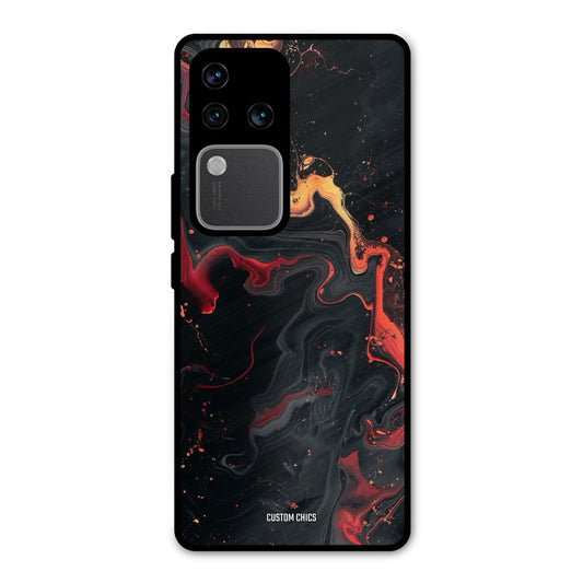 Black Artistic Art Vivo V30 Pro Mobile Back Cover - Aesthetic PrintShield Case