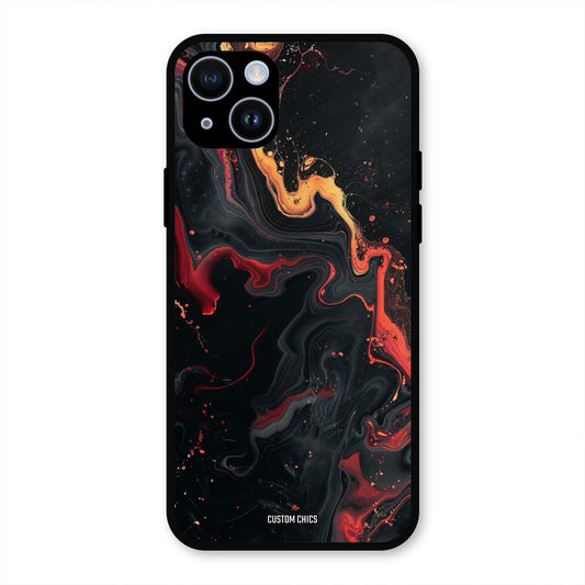 Black Artistic Art iPhone 14 Mobile Back Cover - Aesthetic PrintShield Case