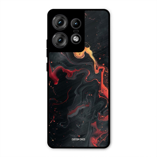 Black Artistic Art Motorola Edge 50 Pro Mobile Back Cover - Aesthetic PrintShield Case