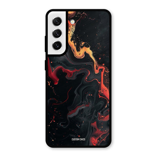 Black Artistic Art Samsung Galaxy S21 FE 5G Mobile Back Cover - Aesthetic PrintShield Case