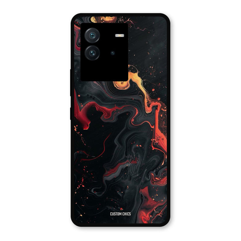 Black Artistic Art iQoo Neo 6 Mobile Back Cover - Aesthetic PrintShield Case