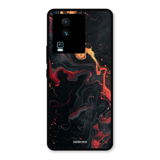 Black Artistic Art IQOO Neo 7 Mobile Back Cover - Aesthetic PrintShield Case