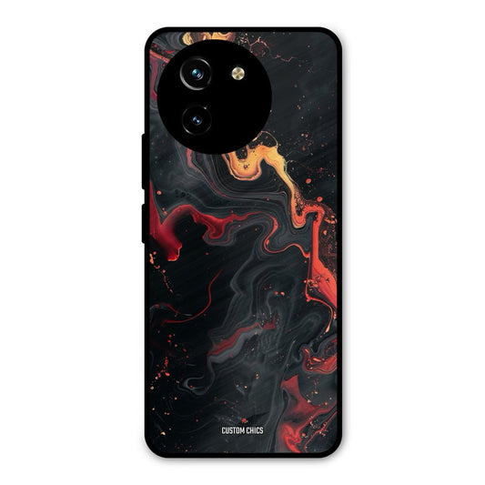 Black Artistic Art Vivo Y200i Mobile Back Cover - Aesthetic PrintShield Case