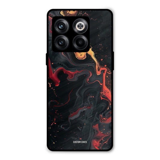 Black Artistic Art Oneplus 10T Mobile Back Cover - Aesthetic PrintShield Case