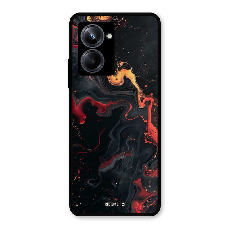 Black Artistic Art Realme 10 Pro Mobile Back Cover - Aesthetic PrintShield Case