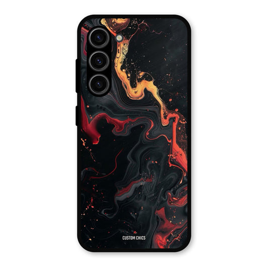 Black Artistic Art Samsung Galaxy S23 Mobile Back Cover - Aesthetic PrintShield Case