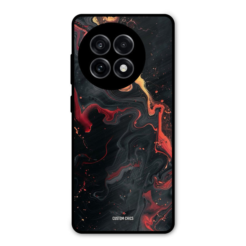 Black Artistic Art OnePlus 13R Mobile Back Cover - Aesthetic PrintShield Case