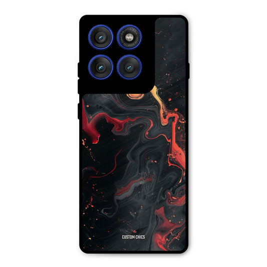 Black Artistic Art Motorola Edge 60 Pro Mobile Back Cover - Aesthetic PrintShield Case