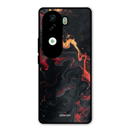 Black Artistic Art iQOO Z9s Mobile Back Cover - Aesthetic PrintShield Case