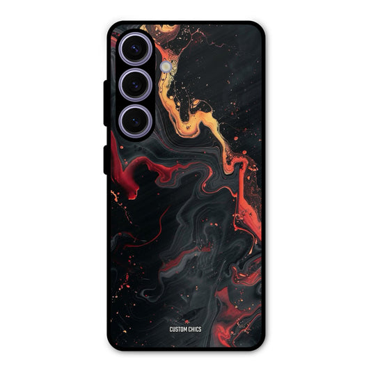 Black Artistic Art Samsung Galaxy S24 Mobile Back Cover - Aesthetic PrintShield Case