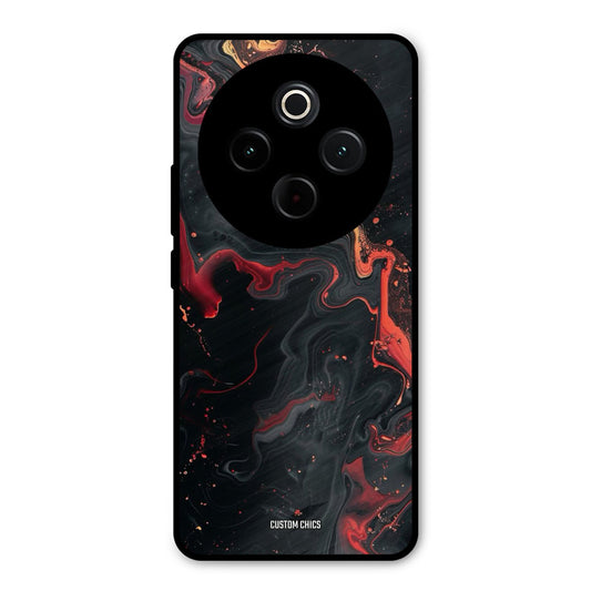 Black Artistic Art Vivo T4 Mobile Back Cover - Aesthetic PrintShield Case