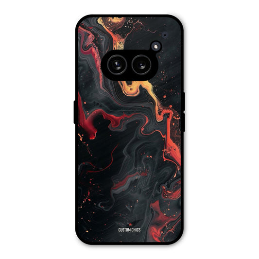 Black Artistic Art Nothing Phone 2a Mobile Back Cover - Aesthetic PrintShield Case
