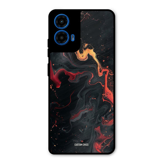 Black Artistic Art Moto G45 Mobile Back Cover - Aesthetic PrintShield Case