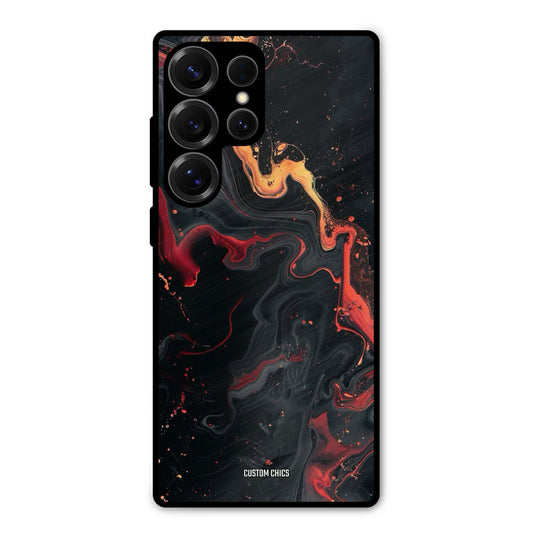 Black Artistic Art Samsung Galaxy S25 Ultra Mobile Back Cover - Aesthetic PrintShield Case