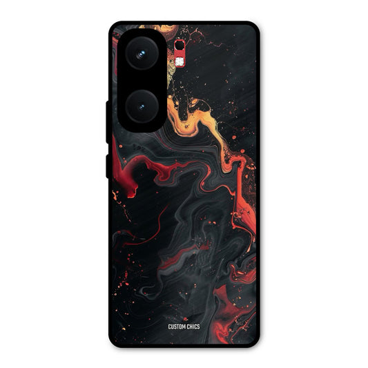Black Artistic Art iQOO Neo 9 Pro Mobile Back Cover - Aesthetic PrintShield Case