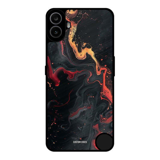 Black Artistic Art Nothing CMF Phone 1 Mobile Back Cover - Aesthetic PrintShield Case