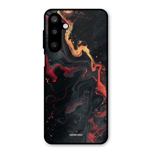 Black Artistic Art Samsung Galaxy M16 Mobile Back Cover - Aesthetic PrintShield Case