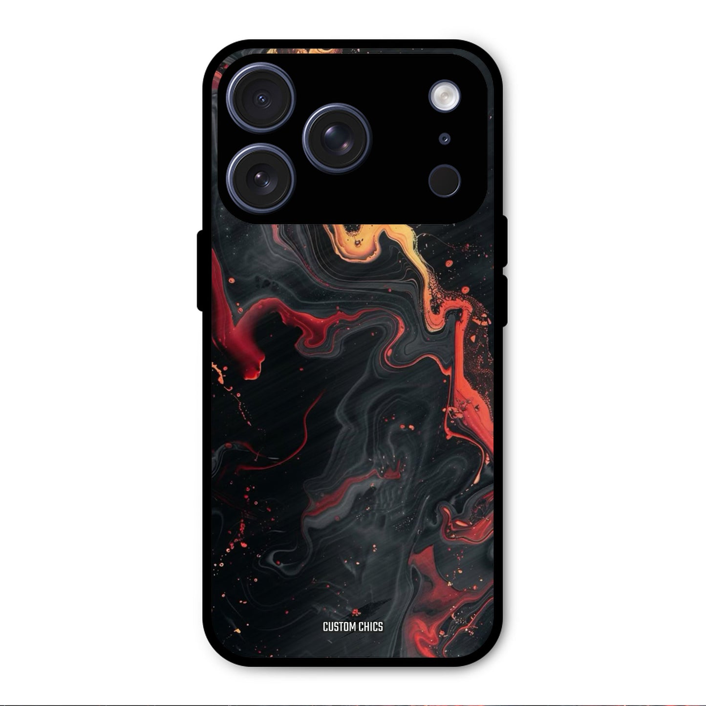 Black Artistic Art iPhone 17 Pro Case – Premium PrintShield Mobile Cover