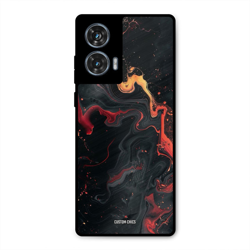 Black Artistic Art Moto G96 Mobile Back Cover - Aesthetic PrintShield Case