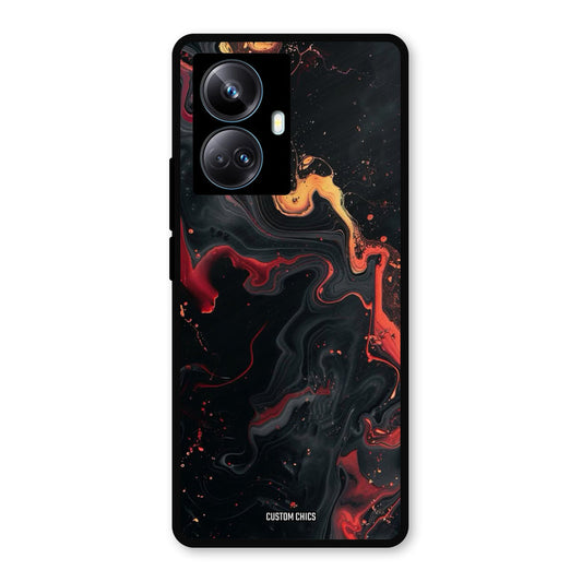 Black Artistic Art Realme 10 Pro Plus Mobile Back Cover - Aesthetic PrintShield Case
