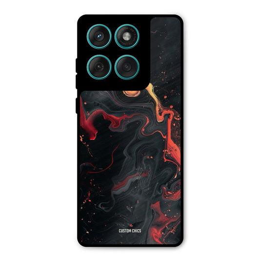 Black Artistic Art Motorola Edge 60 Mobile Back Cover - Aesthetic PrintShield Case