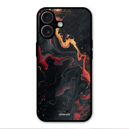 Black Artistic Art iPhone 17 Mobile Back Cover - Aesthetic PrintShield Case