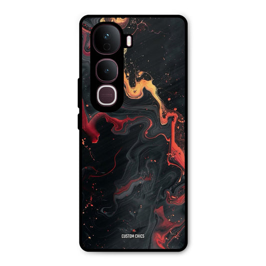 Black Artistic Art Vivo Y400 Pro Mobile Back Cover - Aesthetic PrintShield Case