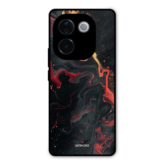 Black Artistic Art iQOO Z9s Pro Mobile Back Cover - Aesthetic PrintShield Case