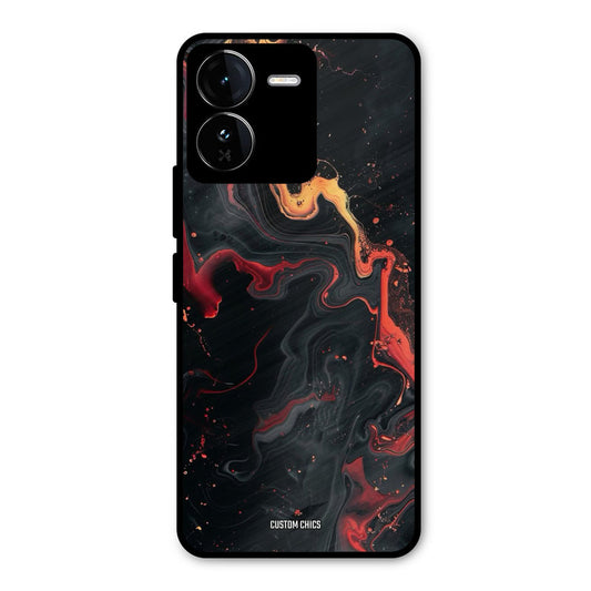 Black Artistic Art iQOO Z9 Mobile Back Cover - Aesthetic PrintShield Case